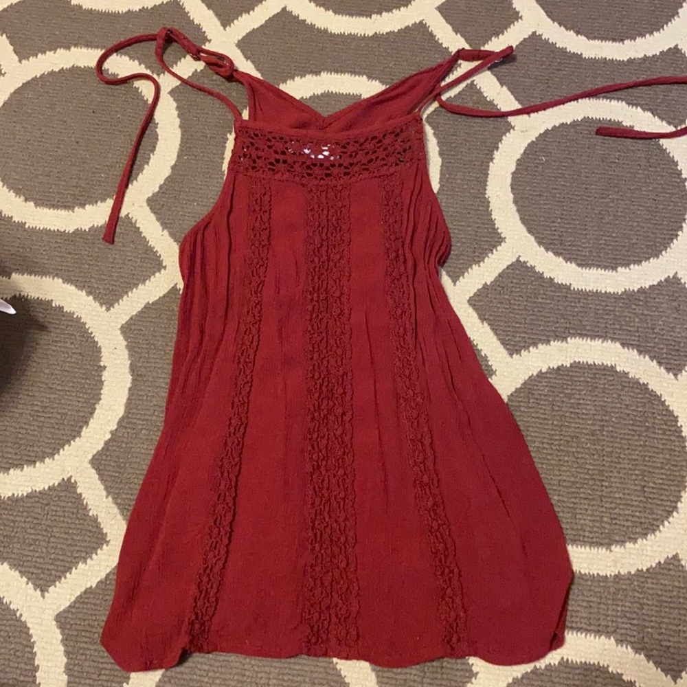 Red tanktop